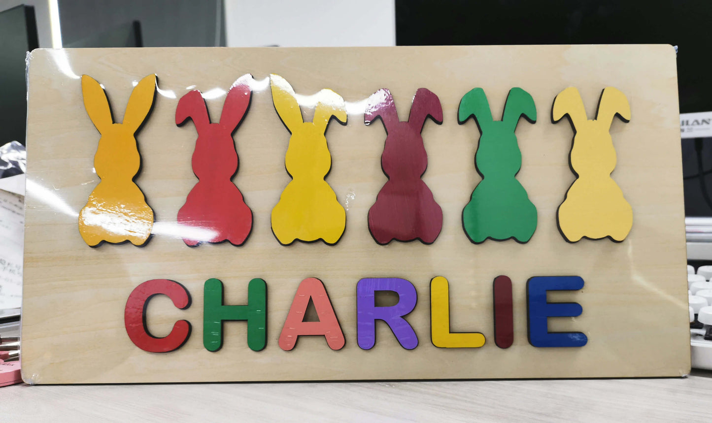 Brinquedo de Madeira Para Montar Personalizado Nome do Seu Filho