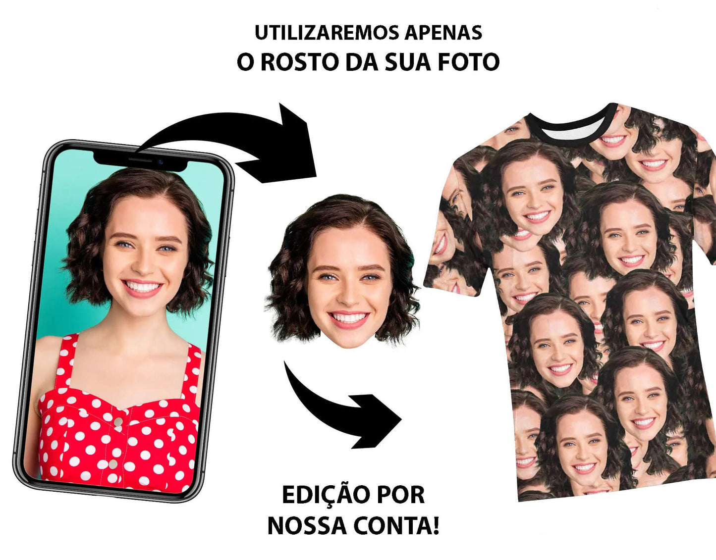 Camiseta Personalizada Com Seu Rosto