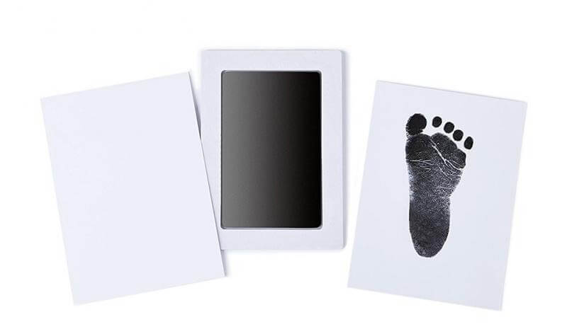 Cartão Com Carimbo Para Eternizar Pé ou Mão do Seu Bebê