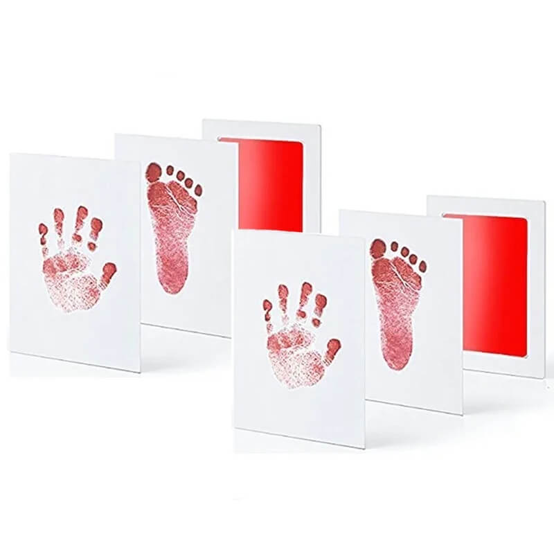 Cartão Com Carimbo Para Eternizar Pé ou Mão do Seu Bebê