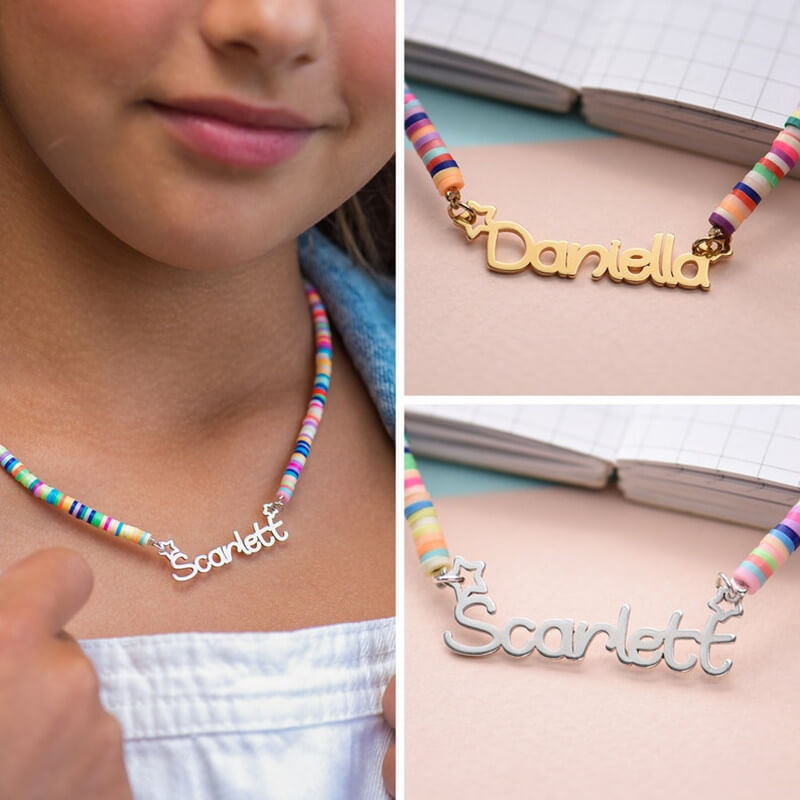 Colar Infantil Personalizado Com Seu Nome