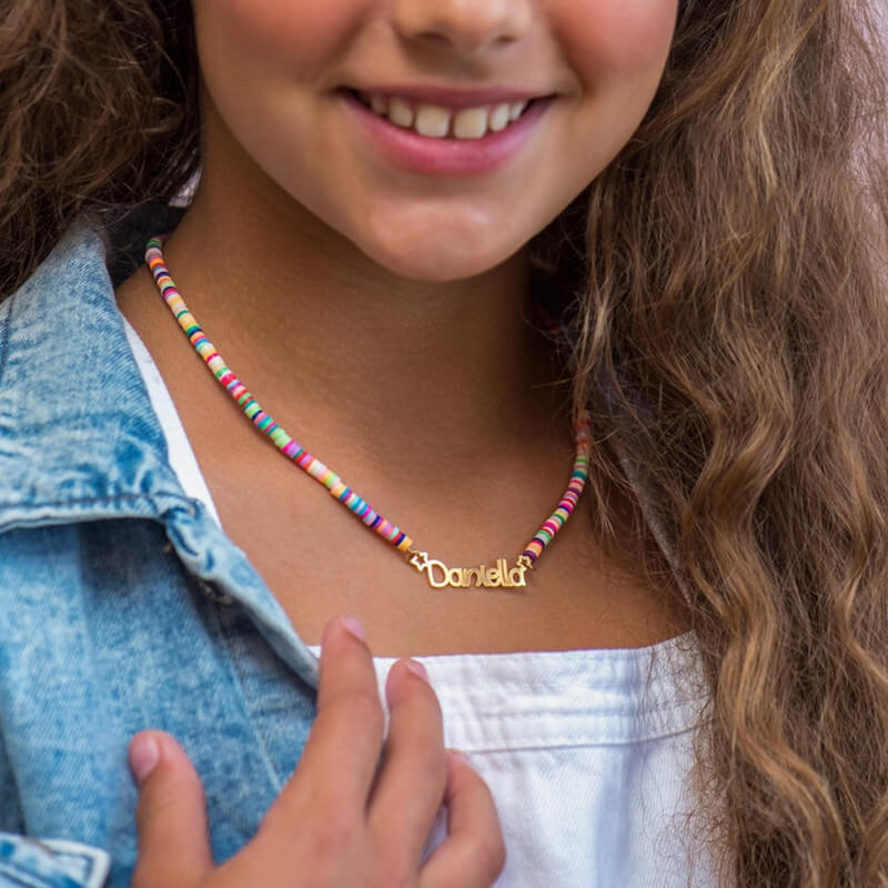 Colar Infantil Personalizado Com Seu Nome