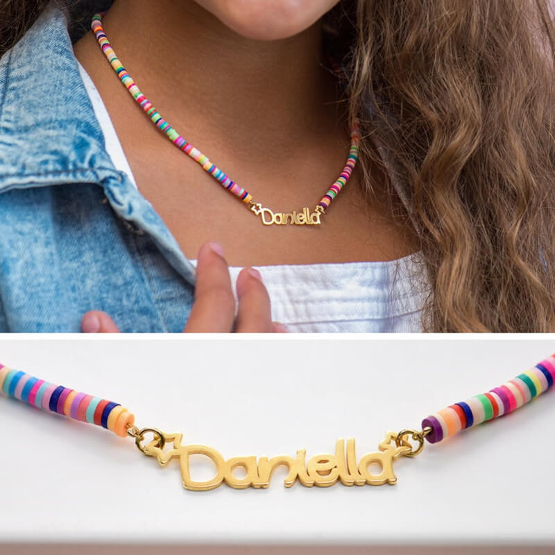 Colar Infantil Personalizado Com Seu Nome