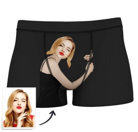 Cueca Boxer Personalizada Com Sua Foto - Possessiva