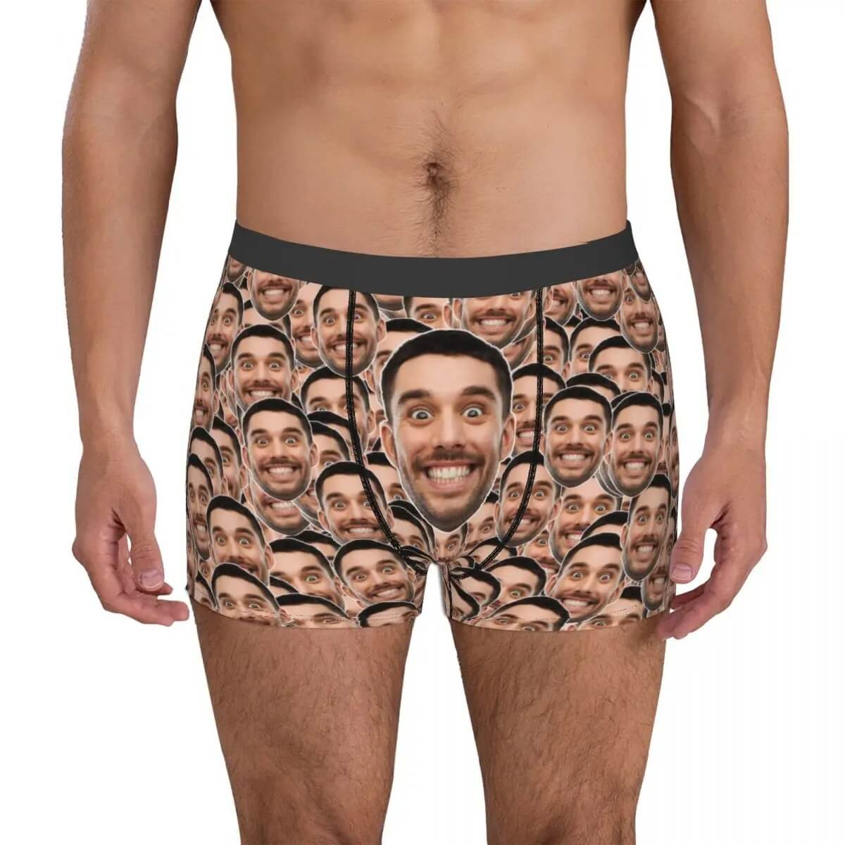 Cueca Boxer Personalizada Com Sua Foto - Preenchida