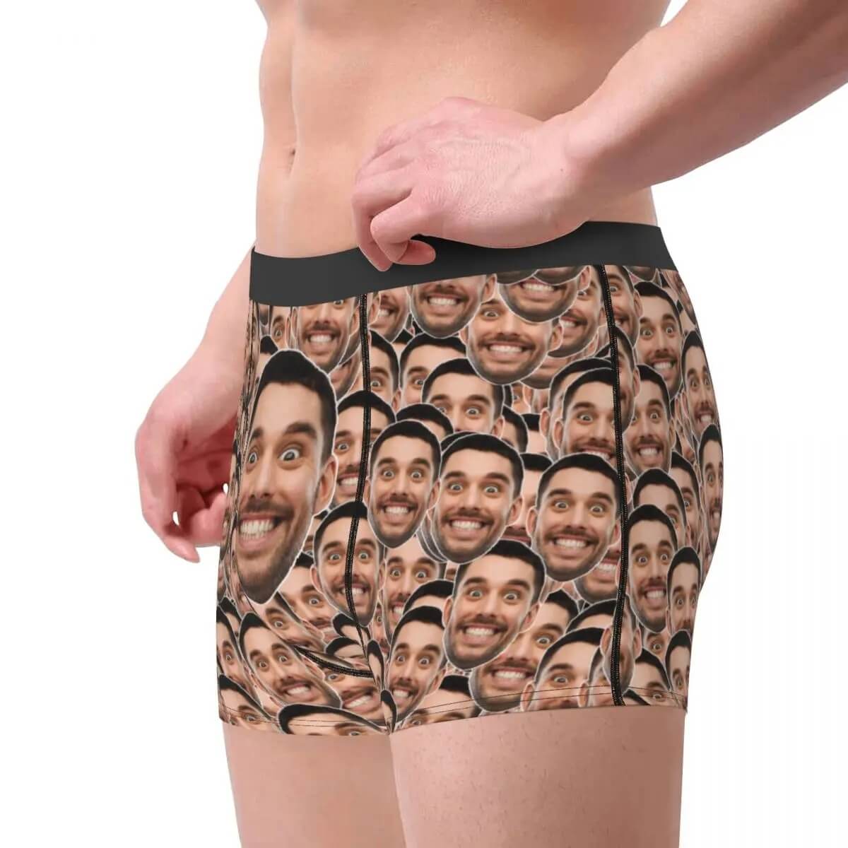 Cueca Boxer Personalizada Com Sua Foto - Preenchida