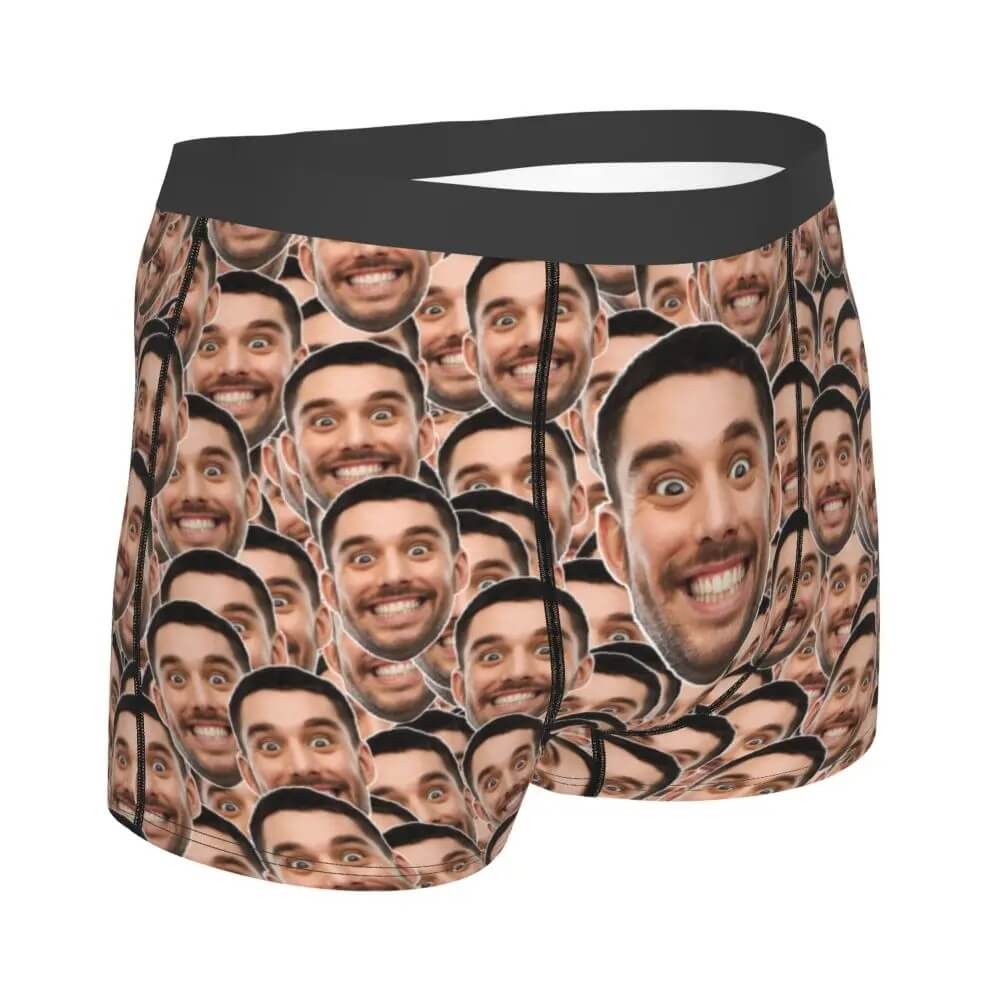 Cueca Boxer Personalizada Com Sua Foto - Preenchida