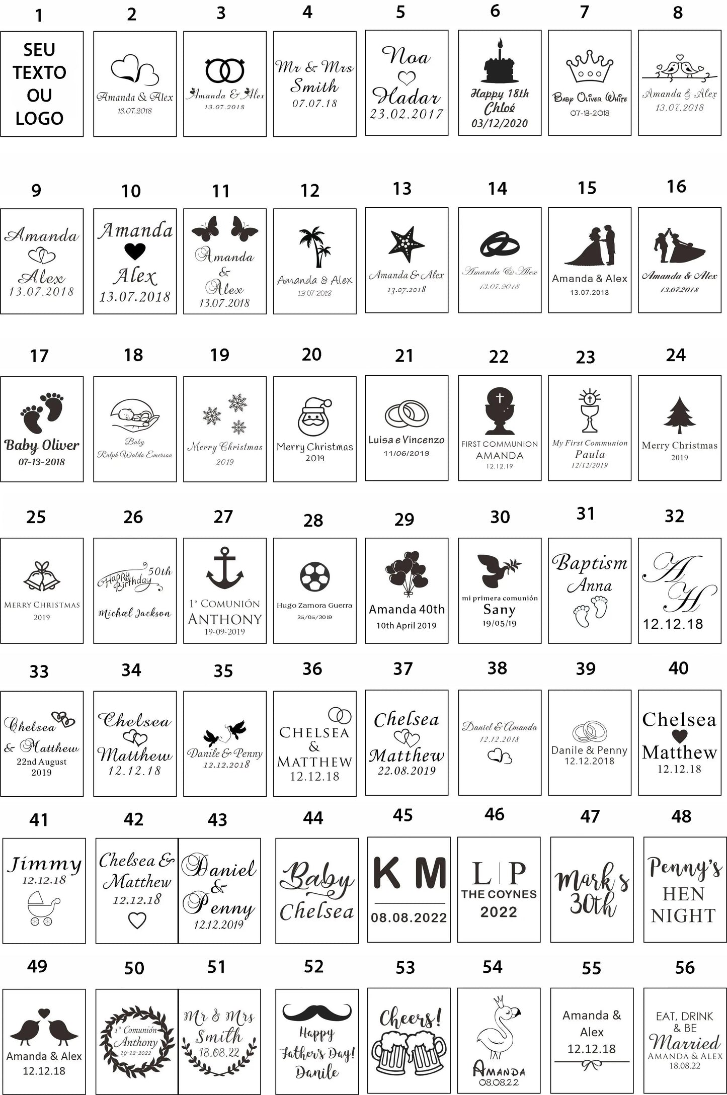 Kit Chaveiros Abridor de Garrafa Personalizados Com Seu Nome ou Logo