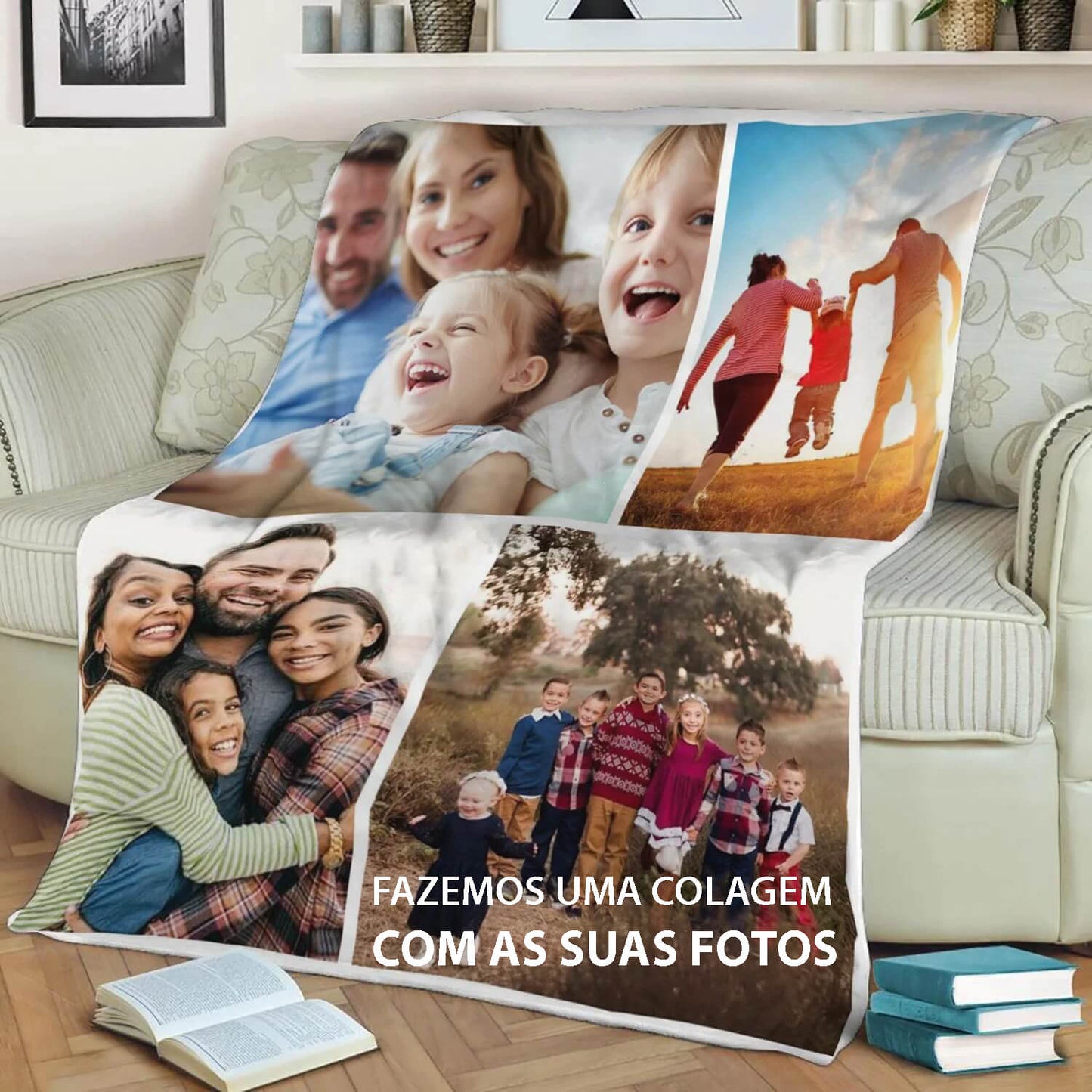 Manta Cobertor Personalizado Com Sua Foto