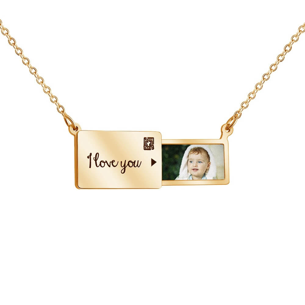 Pingente Envelope Personalizado Com Sua Foto