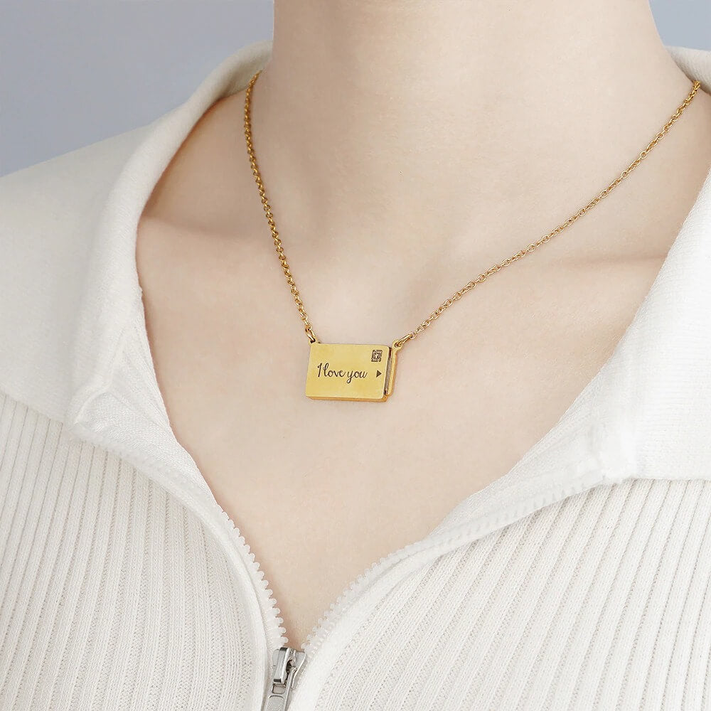 Pingente Envelope Personalizado Com Sua Foto
