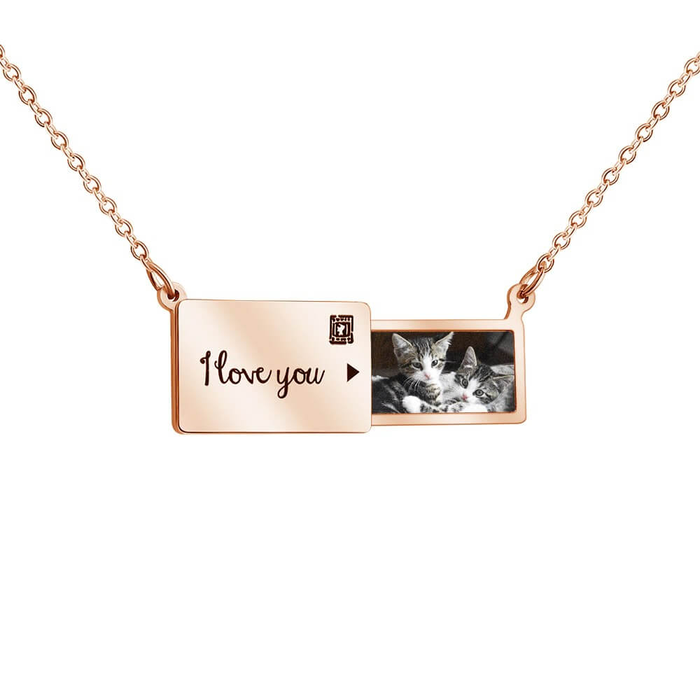 Pingente Envelope Personalizado Com Sua Foto