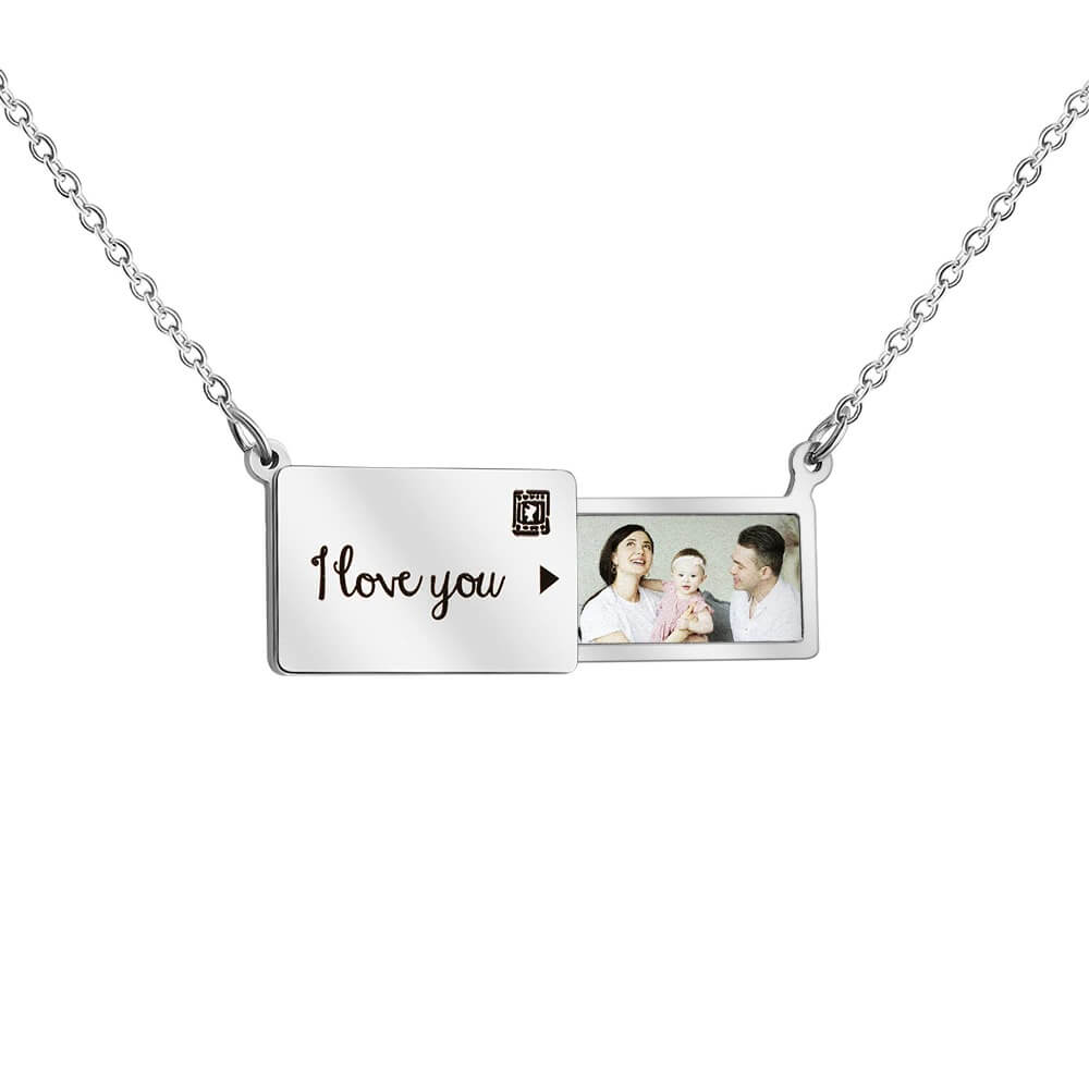 Pingente Envelope Personalizado Com Sua Foto