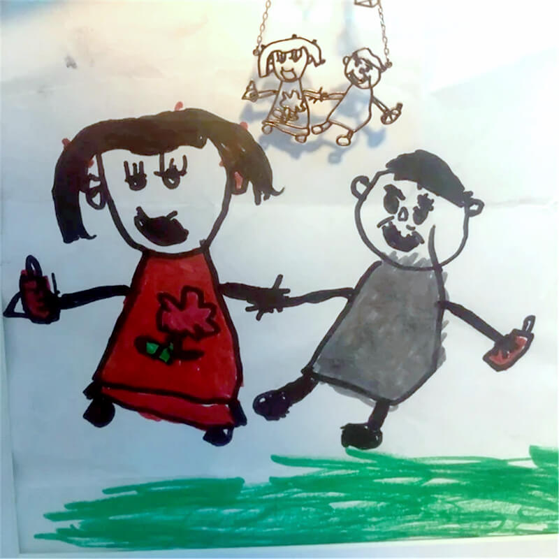 Pingente Personalizado Com o Desenho do Seu Filho