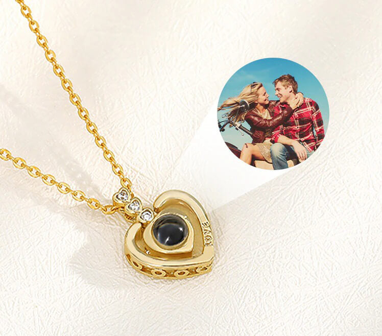 Pingente Personalizado Com Sua Foto - 3 Corações