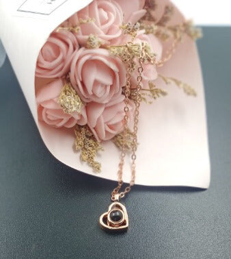 Pingente de Prata Personalizado Com Sua Foto - Coração