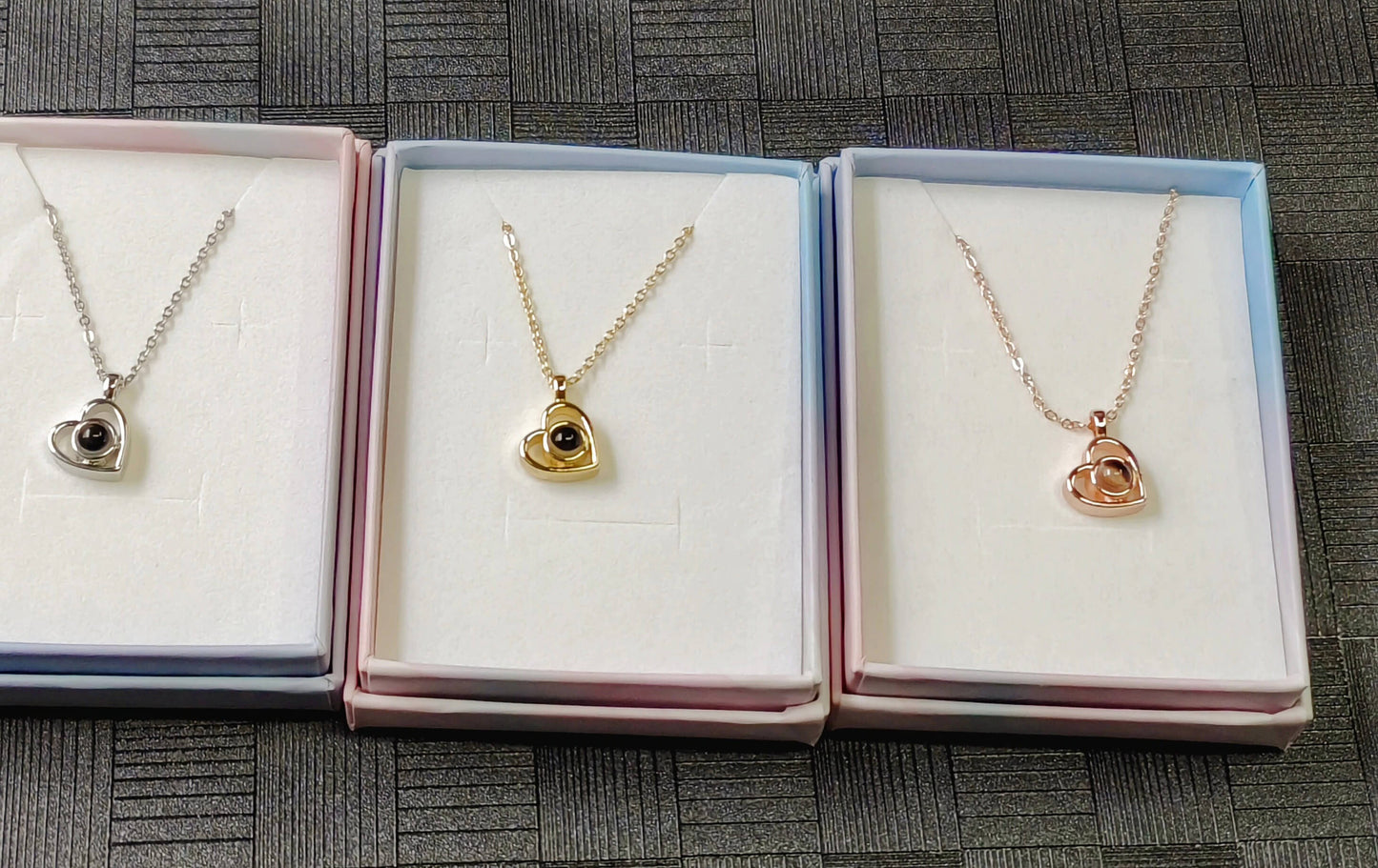 Pingente de Prata Personalizado Com Sua Foto - Coração