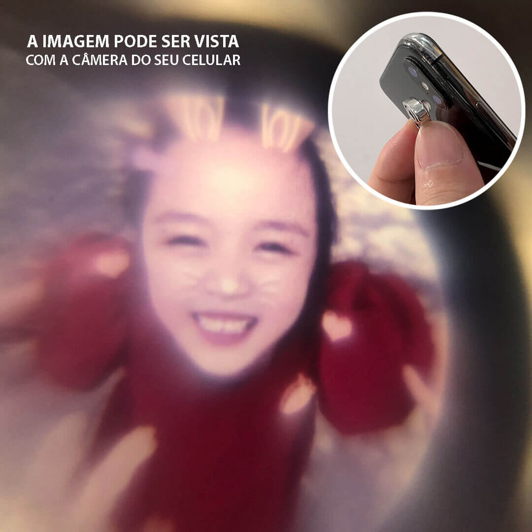 Pingente de Prata Personalizado Com Sua Foto - Oval Duplo