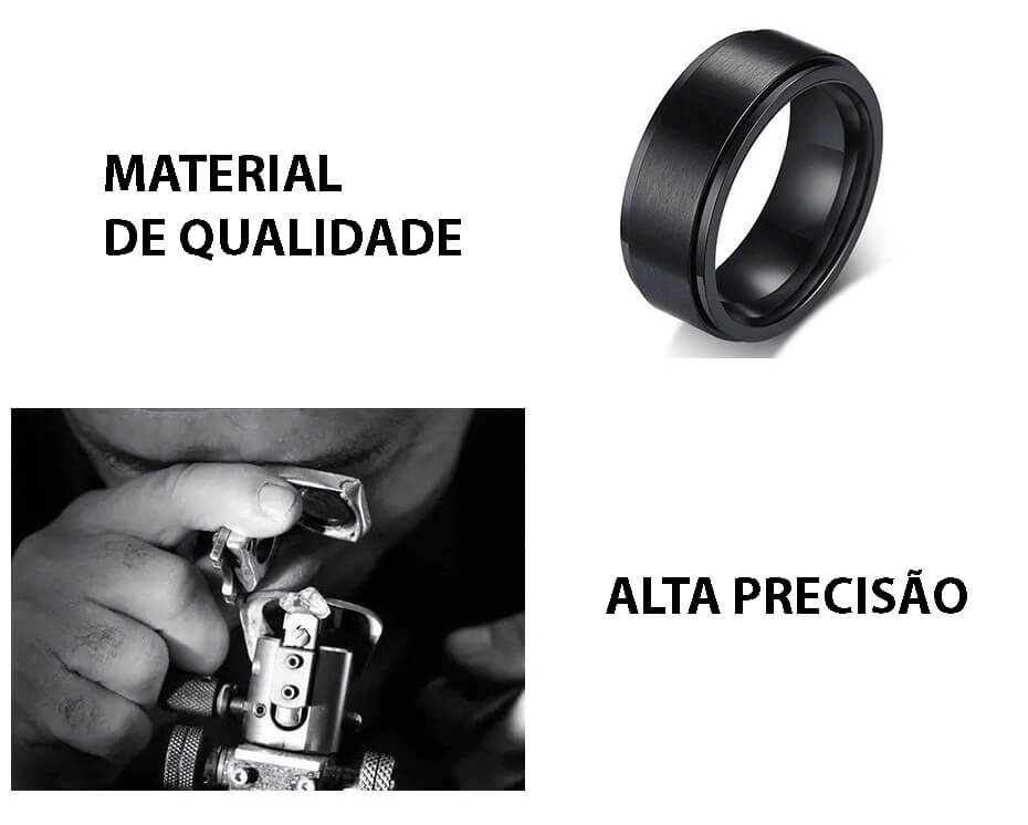 Aliança de Inox Personalizada Com Nome do Casal - Modelo Escovado