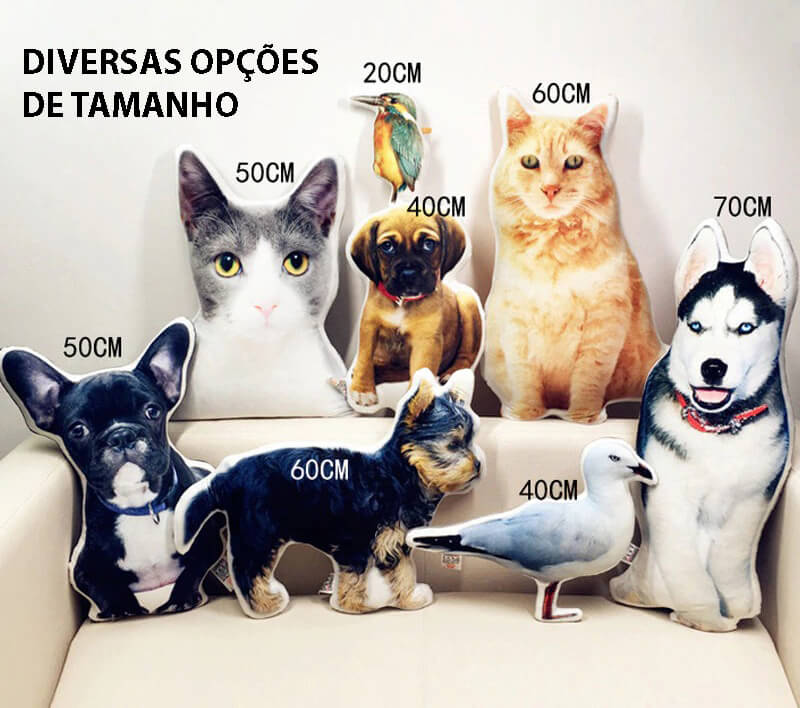 Almofada Personalizada Com a Foto do Seu Pet