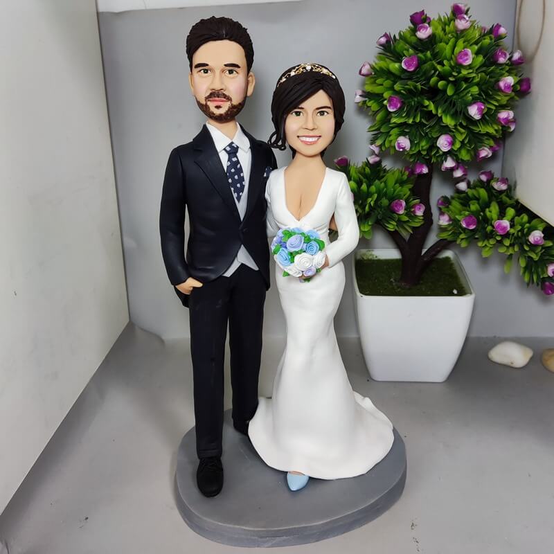 Boneco Avatar 3D Personalizado dos Noivos - Feito à Mão