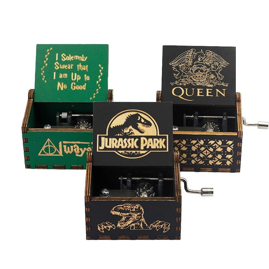 Caixa de Música de Madeira - Vários Modelos