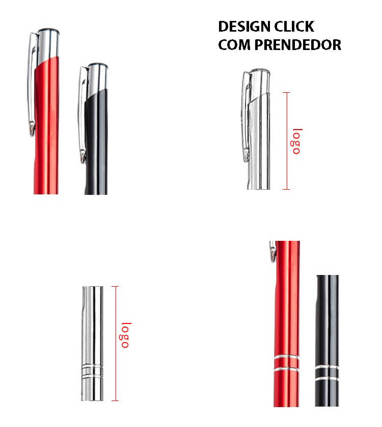 Kit Com 50 Canetas Personalizadas Com Seu Logo