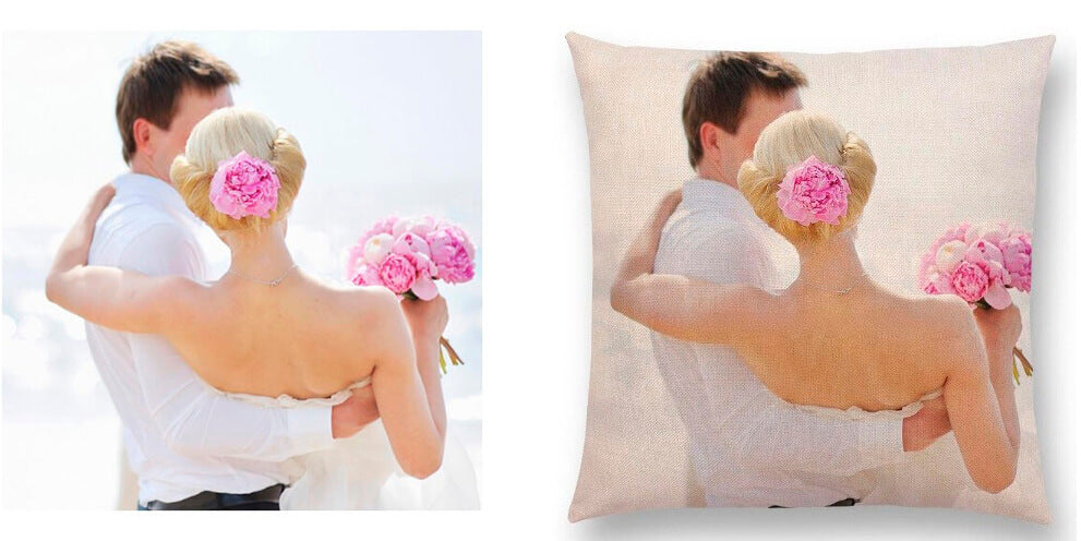 Capa de Almofada Personalizada Com Sua Foto