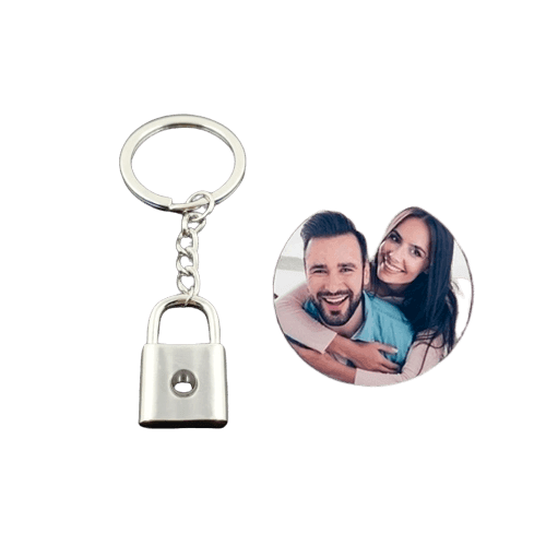 Chaveiro Cadeado Personalizado Com Sua Foto