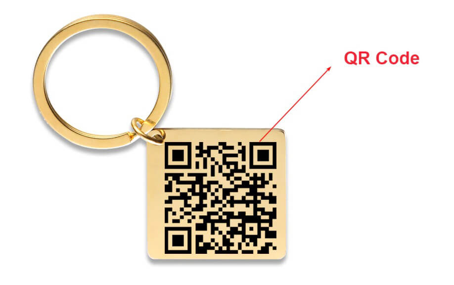 Chaveiro Com QR Code Personalizado