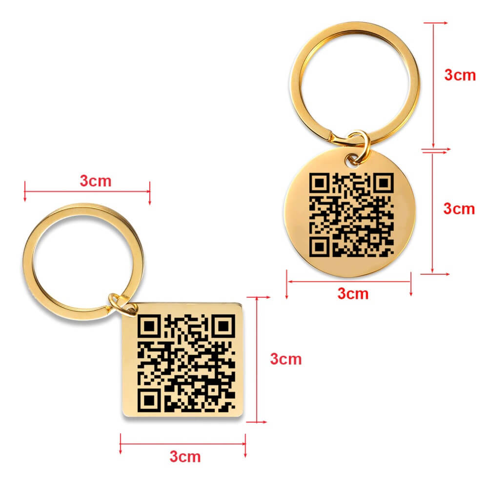 Chaveiro Com QR Code Personalizado