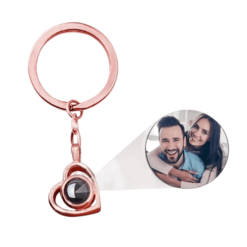 Chaveiro Coração Personalizado Com Sua Foto