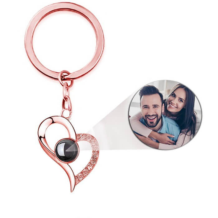 Chaveiro Coração Torto Personalizado Com Sua Foto