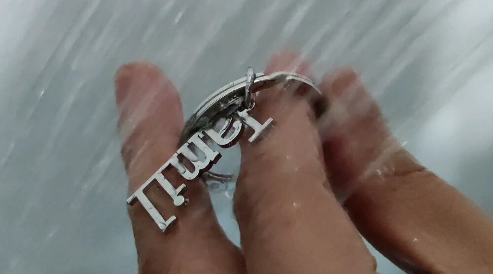 Chaveiro de Inox Personalizado Com Seu Nome