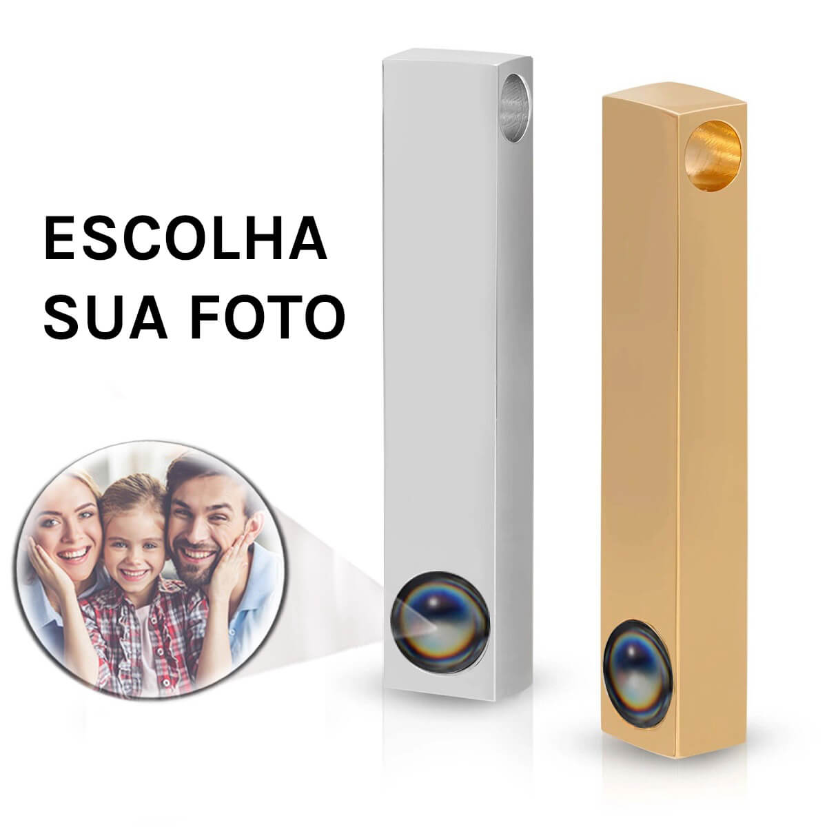 Chaveiro Masculino Personalizado Com a Sua Foto