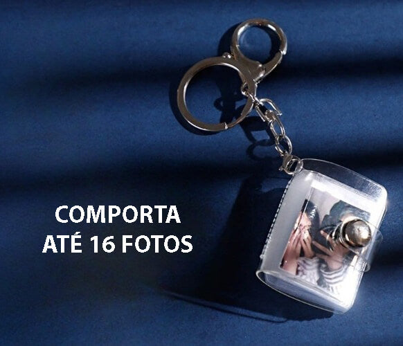 Chaveiro Mini Album Personalizado Para Suas Fotos 3x4