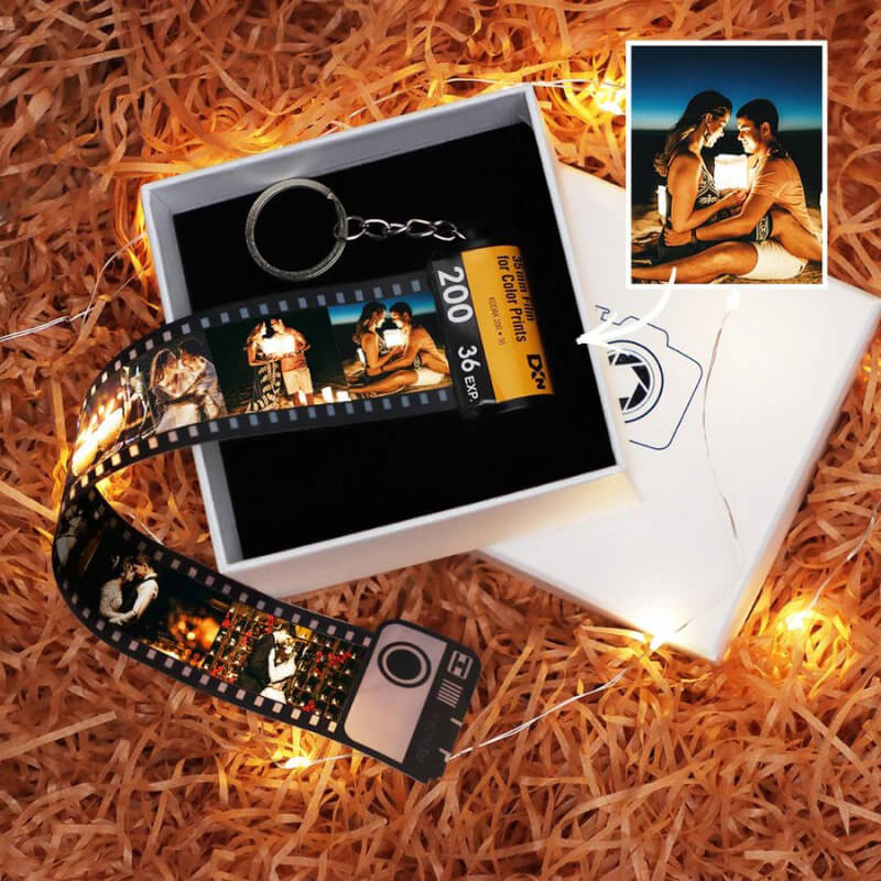 Chaveiro Rolo de Filme Personalizado Com Suas Fotos
