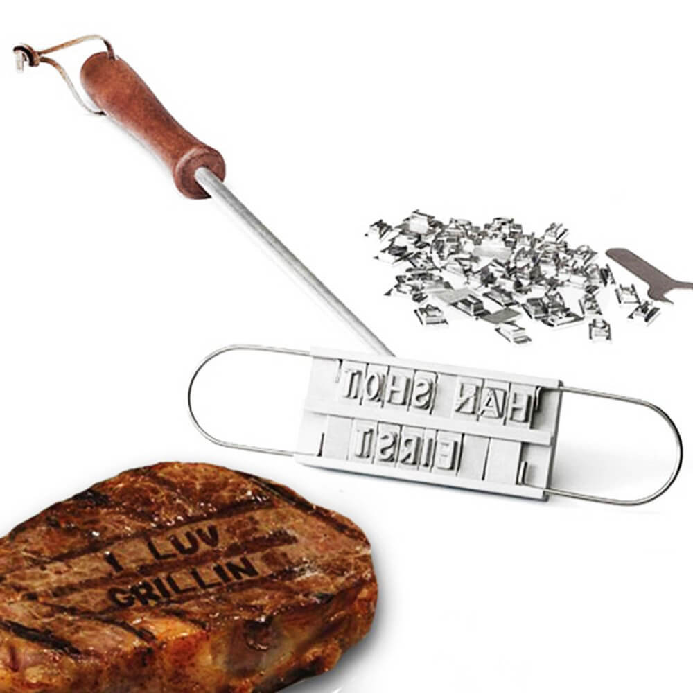 Marcador de Carne Para Churrasco - Seu Nome Na Carne