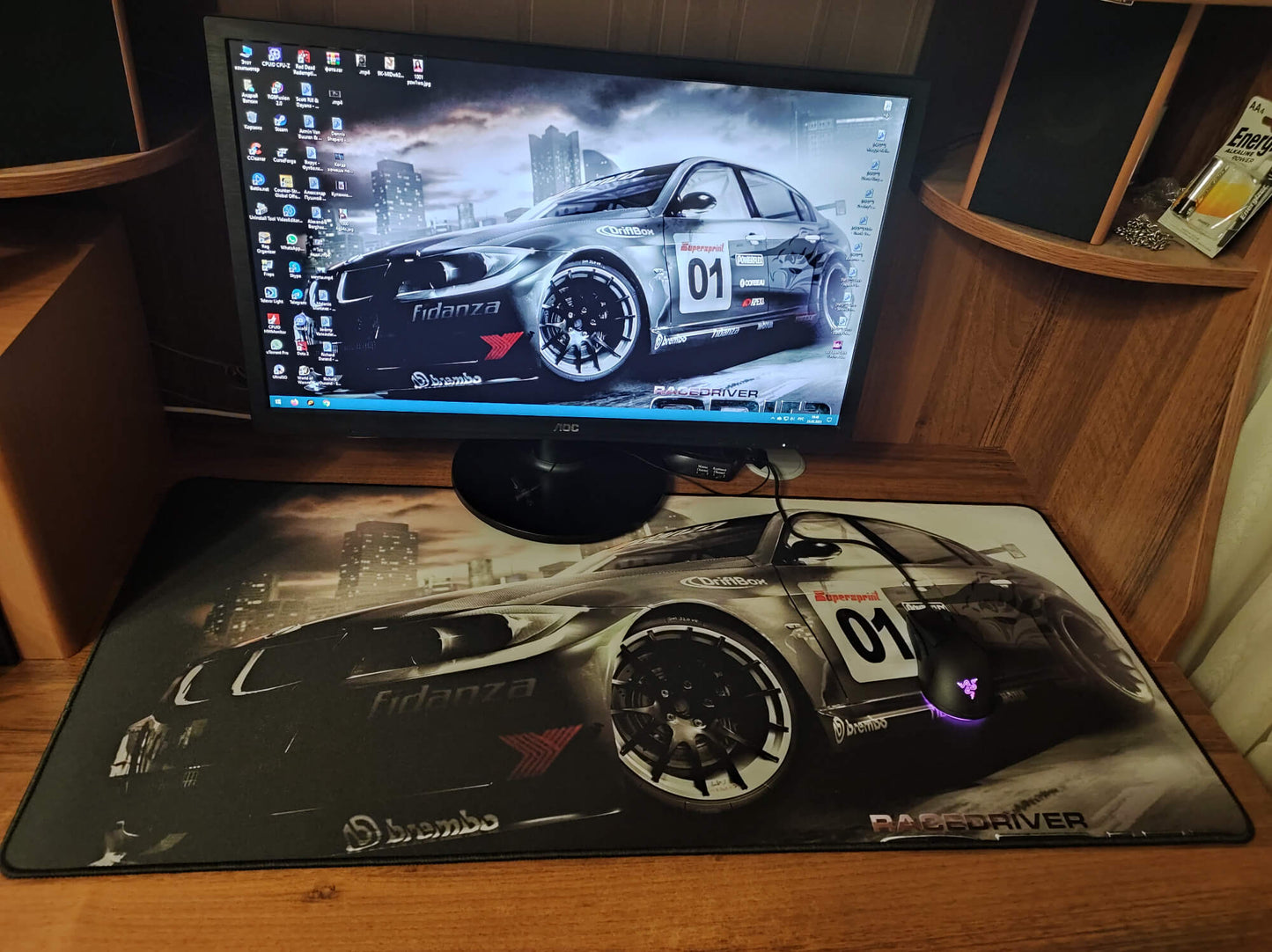 Mousepad Grande Desk Pad Personalizado Com Sua Foto