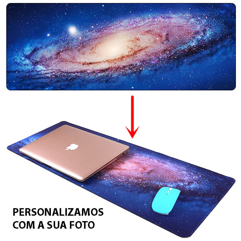 Mousepad Grande Desk Pad Personalizado Com Sua Foto