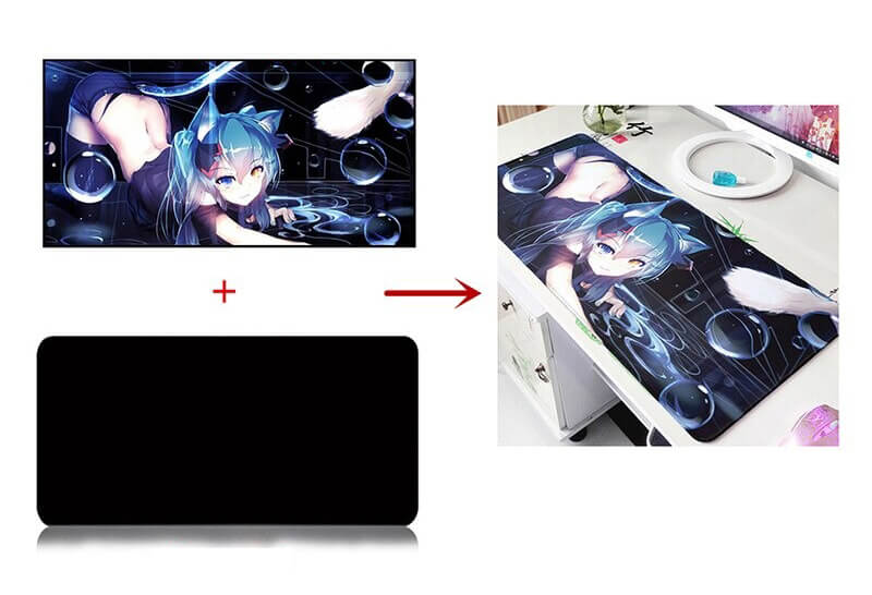 Mousepad Grande Desk Pad Personalizado Com Sua Foto