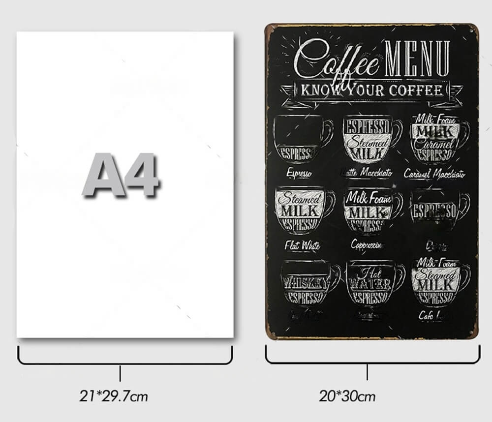 Placa de Metal Personalizada Com Seu Texto