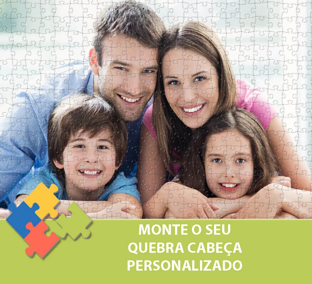 Quebra Cabeça Personalizado Com Sua Foto