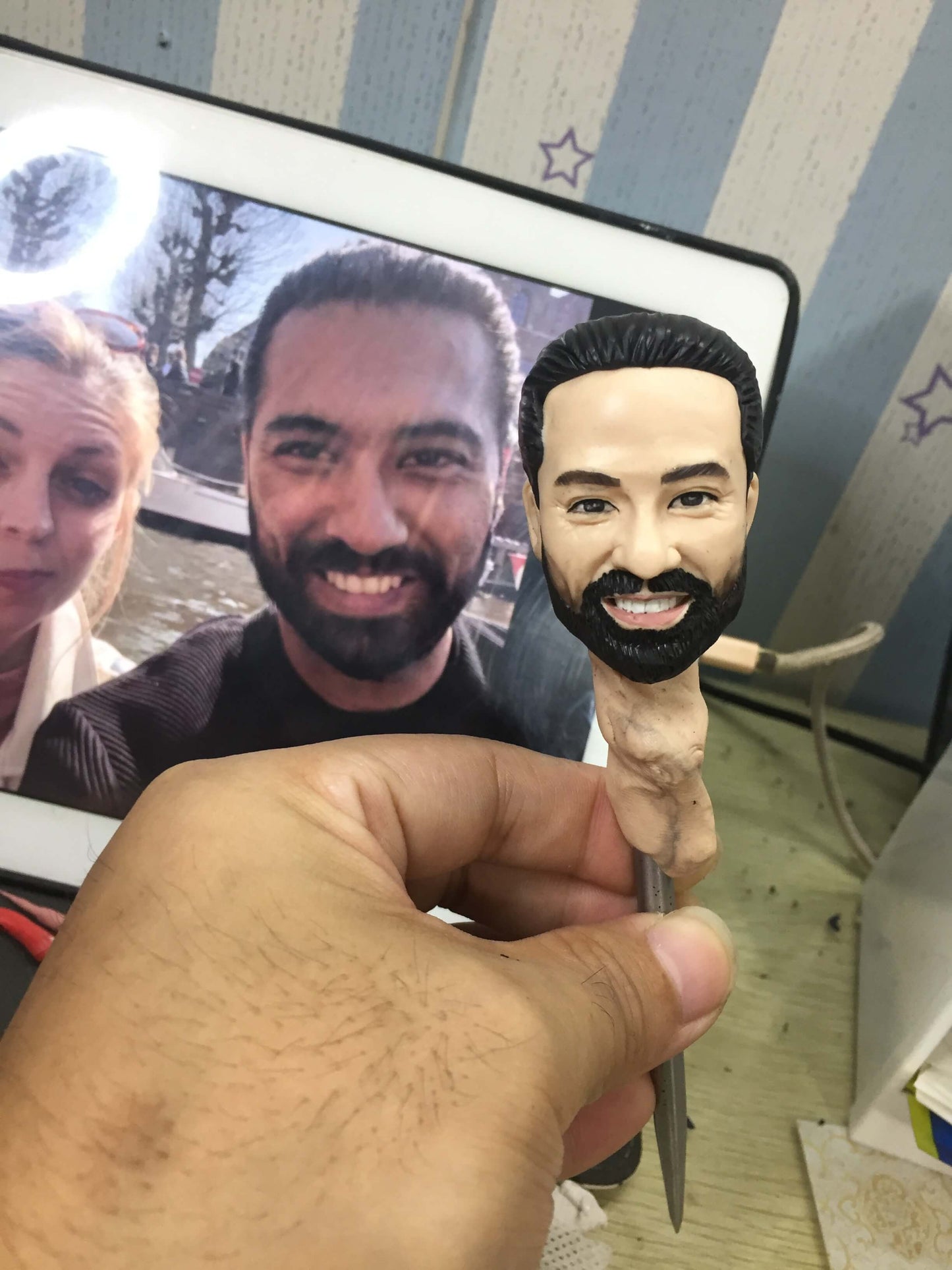 Boneco Avatar 3D Personalizado dos Noivos - Feito à Mão
