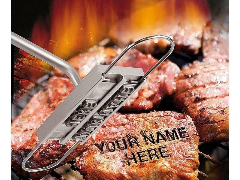 Marcador de Carne Para Churrasco - Seu Nome Na Carne