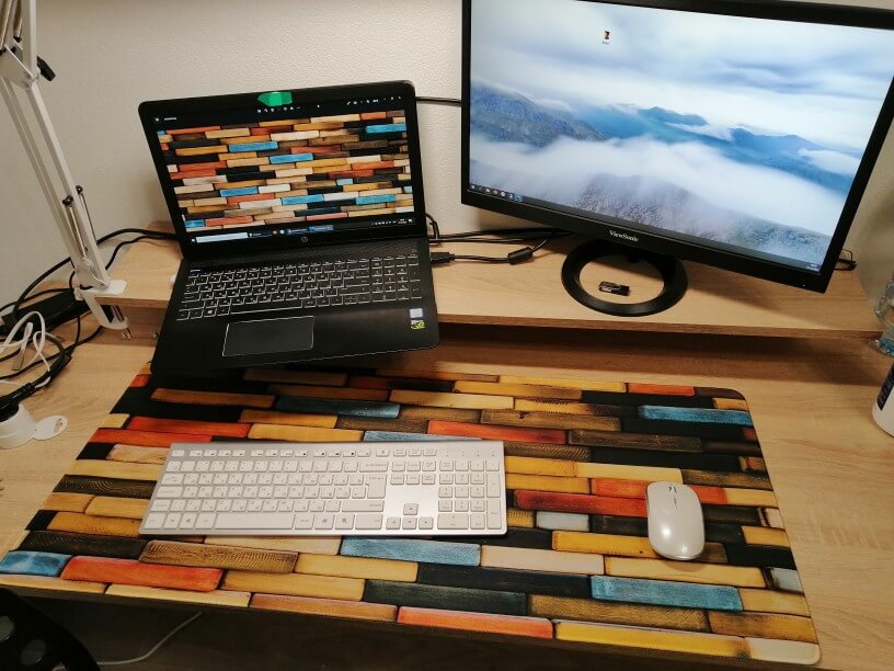 Mousepad Grande Desk Pad Personalizado Com Sua Foto