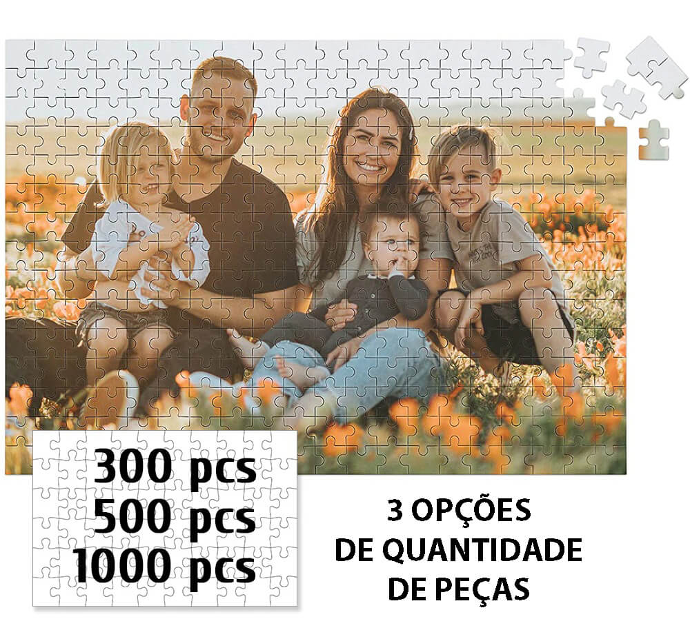 Quebra Cabeça Personalizado Com Sua Foto – Quero Personalizado